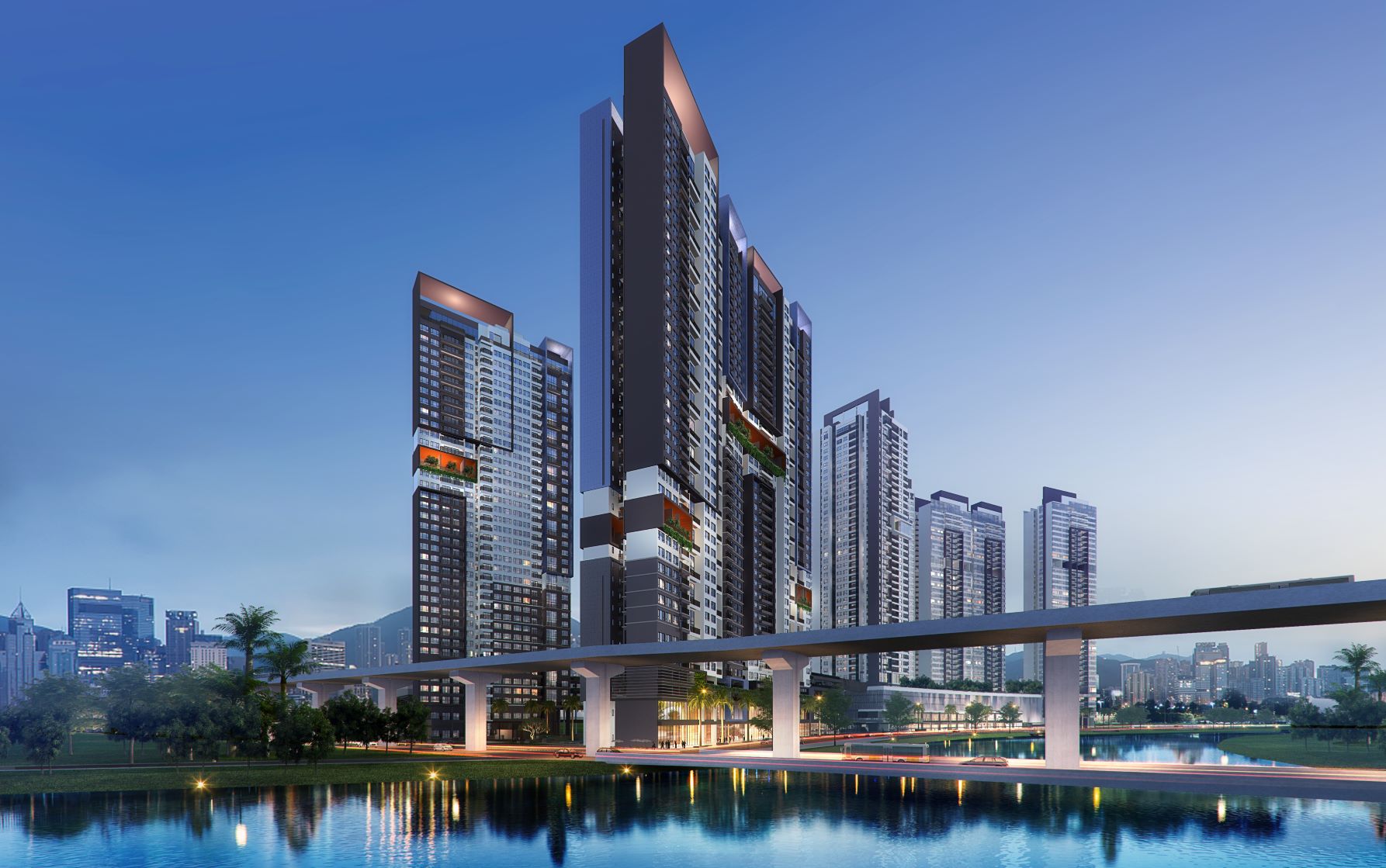 Riviera Point về đêm