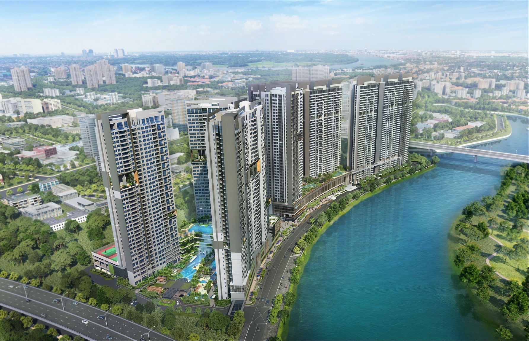 Toàn cảnh Riviera Point ban ngày
